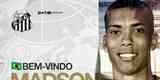 O Santos anunciou a contratao do lateral-direito Madson, que pertencia ao Grmio e estava no Athletico-PR