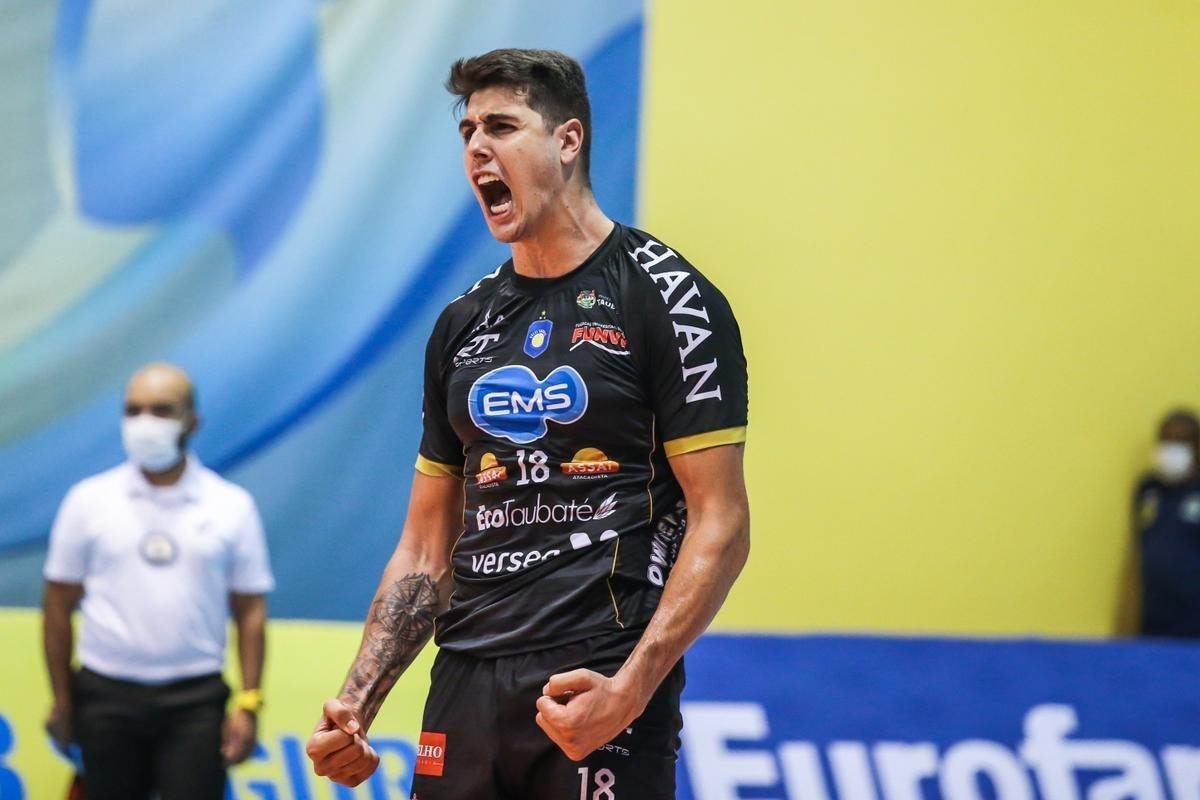 Minas no resistiu ao poderoso Taubat, perdeu por 3 sets a 0 e terminou a Superliga como vice-campeo