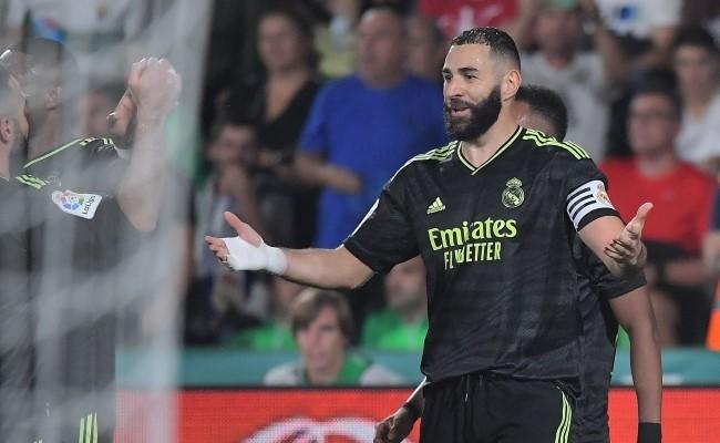 Benzema marcou um dos gols da vitria do Real Madrid