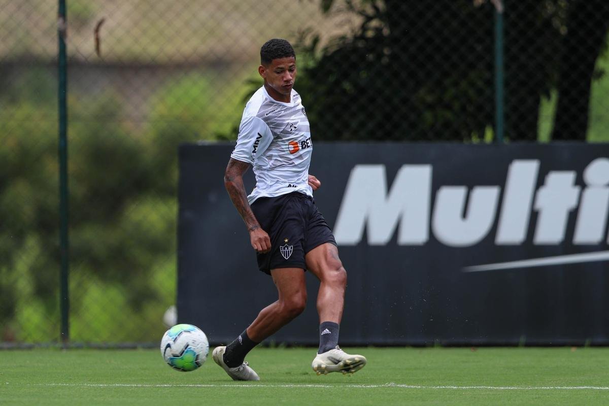 Fotos do último treino do Atlético antes do jogo contra o Bahia