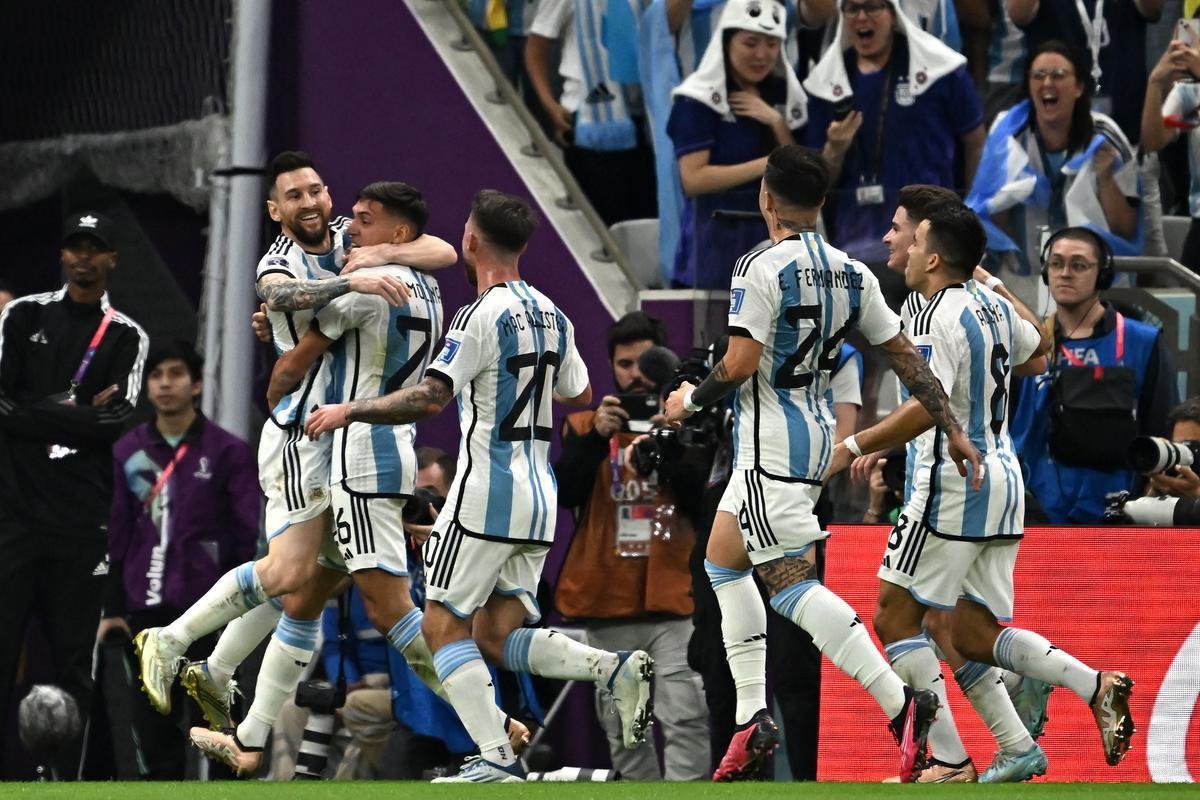 Fotos do jogo entre Holanda e Argentina, pelas quartas de final da Copa do Mundo do Catar