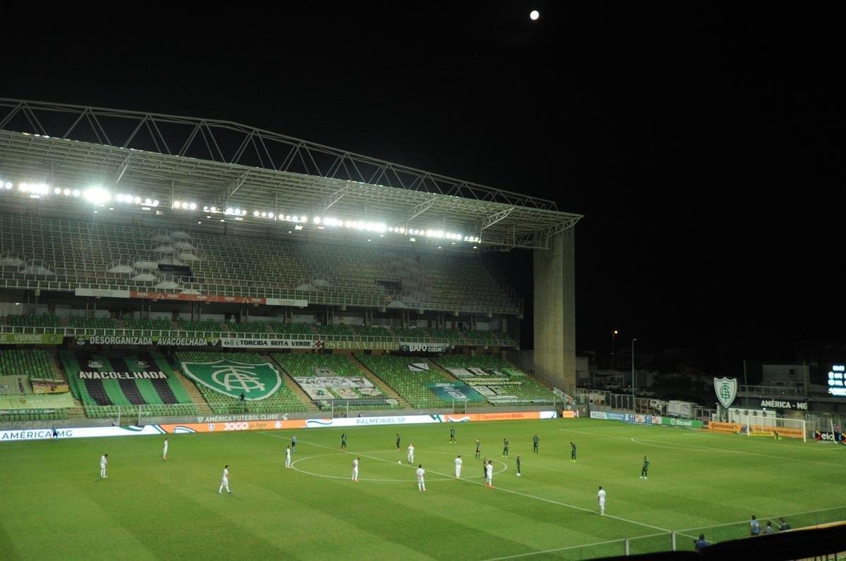 Fotos do jogo de volta da semifinal da Copa do Brasil, entre Amrica e Palmeiras, no Independncia, em Belo Horizonte (30/12/2020)