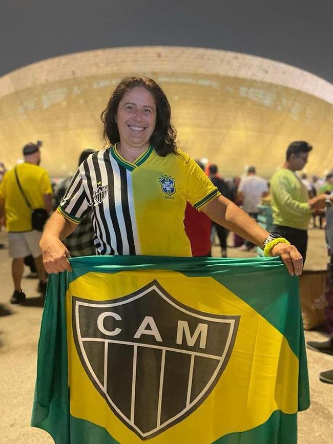 Marise Brando, torcedora do Atltico