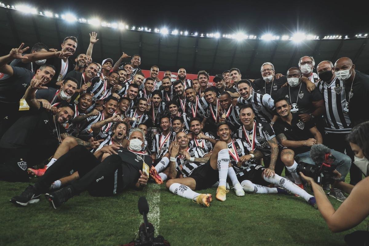 Fotos da festa do Atltico no Mineiro com a conquista do bicampeonato mineiro