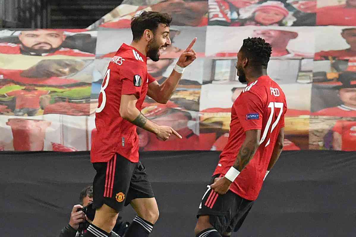 Fotos do duelo entre Manchester United e Roma pela semifinal da Liga Europa