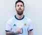 Com Lionel Messi de modelo, Seleo Argentina lana camisa para Copa Amrica