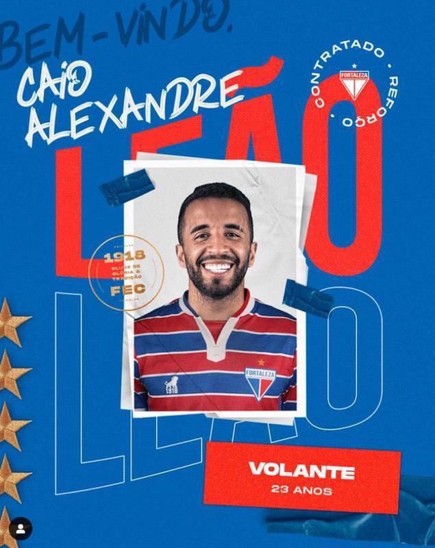 Fortaleza contratou o volante Caio Alexandre