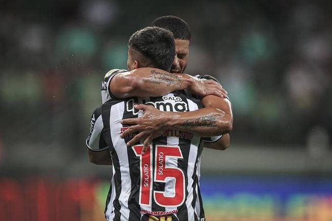 Zaracho empatou o jogo para o Atltico no Allianz Parque com Zaracho: 1 a 1