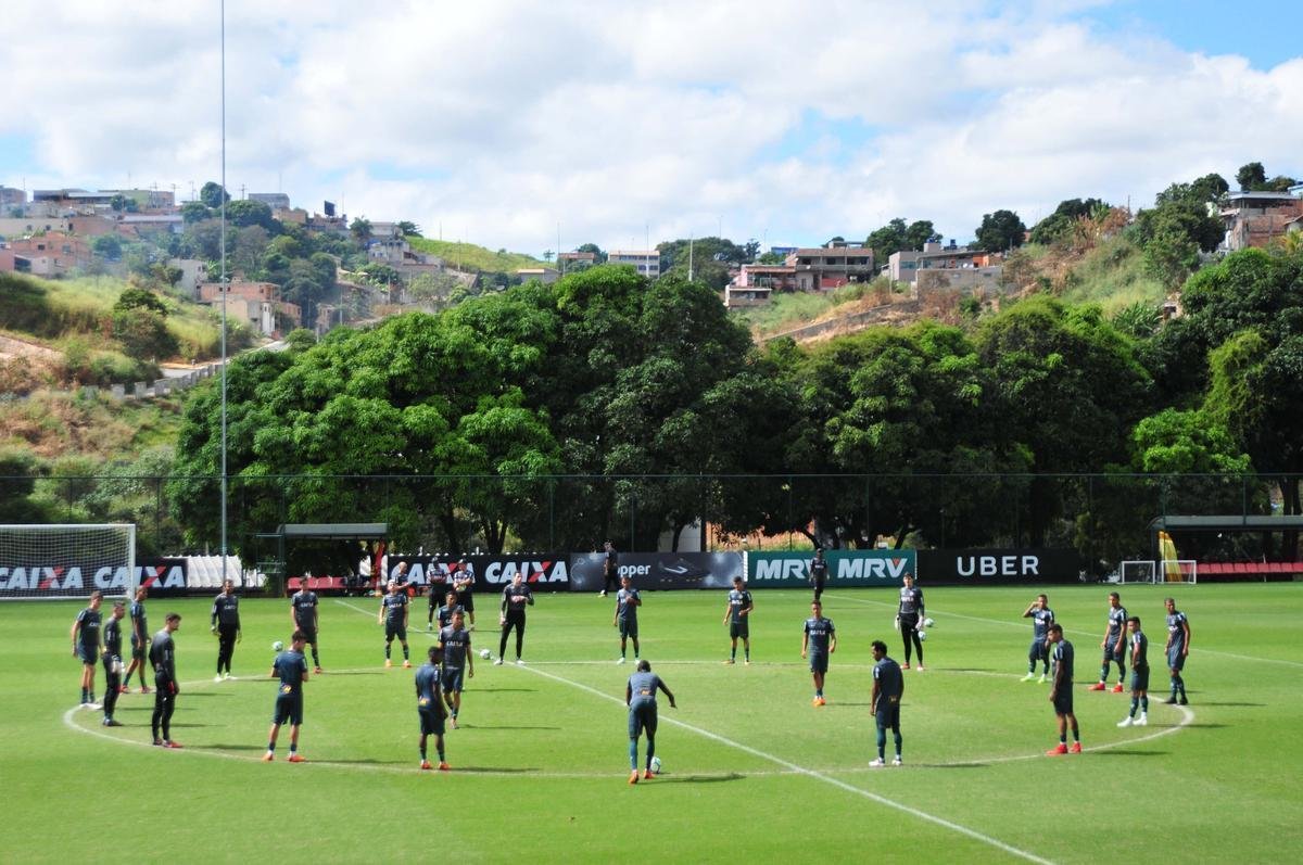 Atltico encerrou a preparao para enfrentar a Chapecoense, nesta quarta-feira, s 19h30, pela volta das oitavas de final da Copa do Brasil