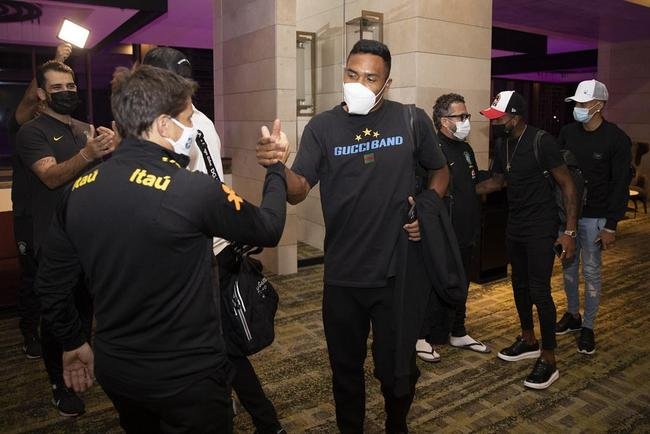 Jogadores se apresentam  Seleo Brasileira