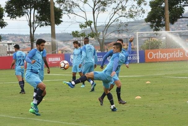 Imagens do treino do Cruzeiro neste domingo (20/05/2018)