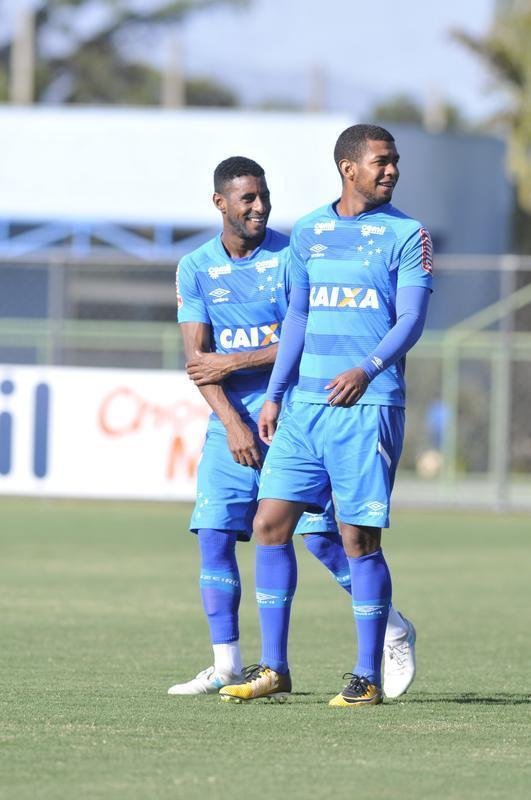 Imagens do treino do Cruzeiro nesta tera-feira (25/07) na Toca da Raposa II
