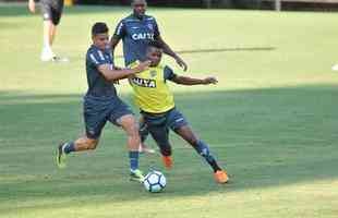 Jogadores do Atltico treinaram na tarde desta quinta-feira, dia seguinte ao empate por 0 a 0 com a Chapecoense