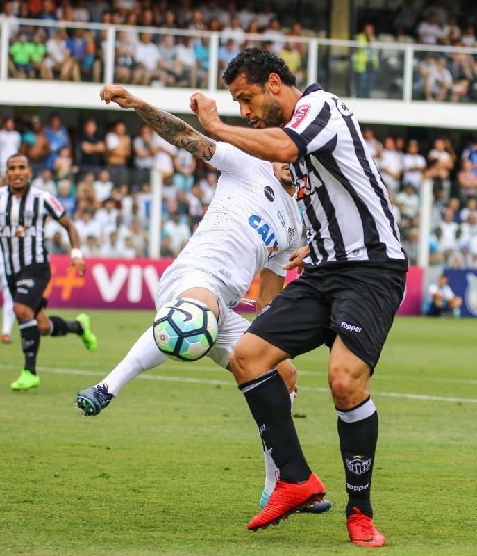 O Santos venceu o Atltico por 3 a 1 neste sbado, em jogo da 32 rodada do Campeonato Brasileiro