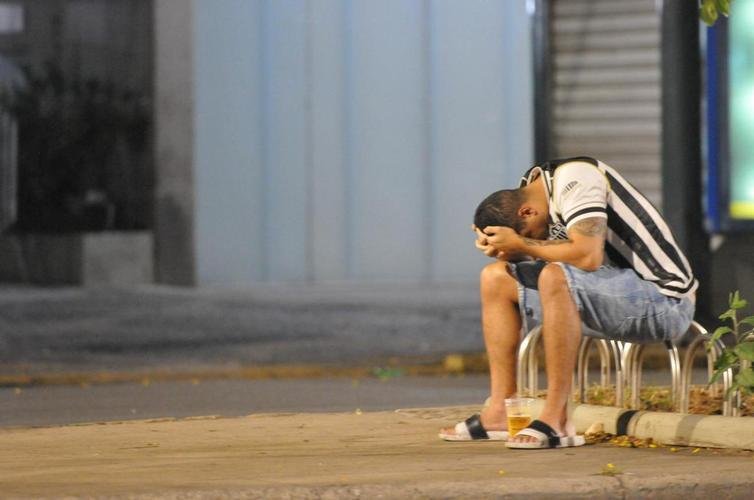 Torcedores do Atltico acompanham a partida contra o Palmeiras em alguns bares de Belo Horizonte