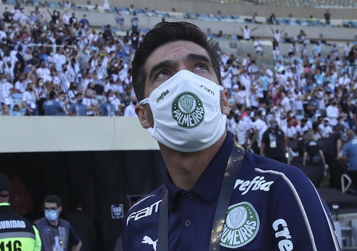 Fotos da deciso da Copa Libertadores 2020 entre Palmeiras e Santos, no Maracan, no Rio de Janeiro (AFP / Mauro Pimentel / Ricardo Moraes /  Silvia Izquierdo)