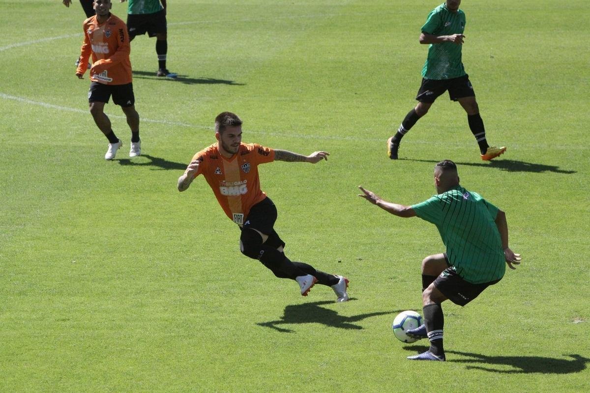 Fotos do jogo treino entre Atltico e Inter de Minas