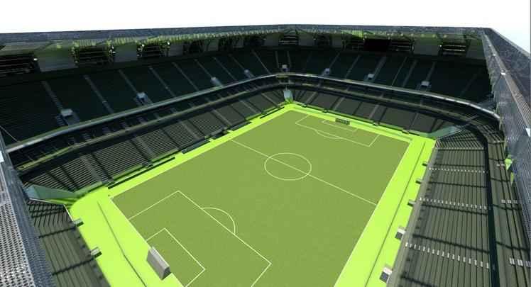 Novas imagens do projeto da Arena do Galo obtidas pelo Estado de Minas e pelo Superesportes