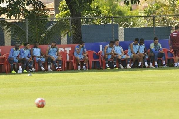 Com gols de Rafinha, David, Renato Kayzer e Murilo, Cruzeiro venceu Democrata-SL por 4 a 1 em jogo-treino nesta tera-feira, na Toca da Raposa 2 (fotos: Juarez Rodrigues/EM D.A Press)