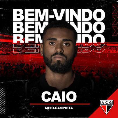 O Atlético-GO anunciou a contratação do volante Caio Vinícius, que estava no Fluminense