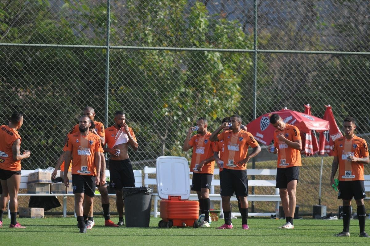 Atltico treinou nesta tera-feira, em preparao para enfrentar o Botafogo