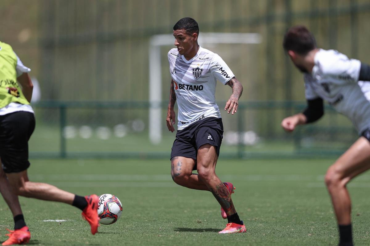 Treino do Atltico em 15/3/2021, na Cidade do Galo
