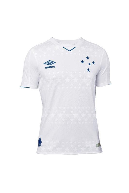 Detalhes da nova camisa branca do Cruzeiro produzida pela Umbro para a temporada 2019