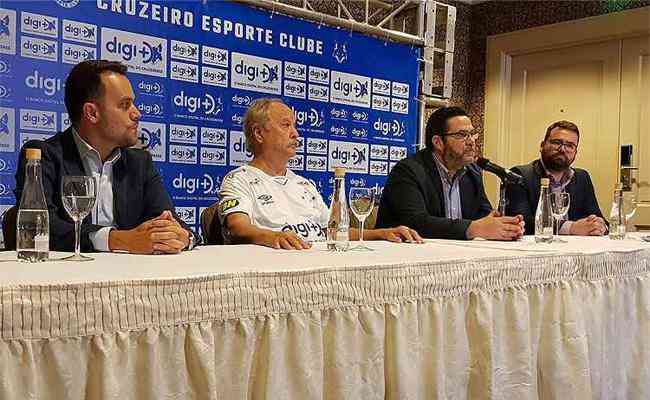 Cruzeiro apresentou Digimais como patrocinador master no Hotel Intercontinental de Buenos Aires, na Argentina