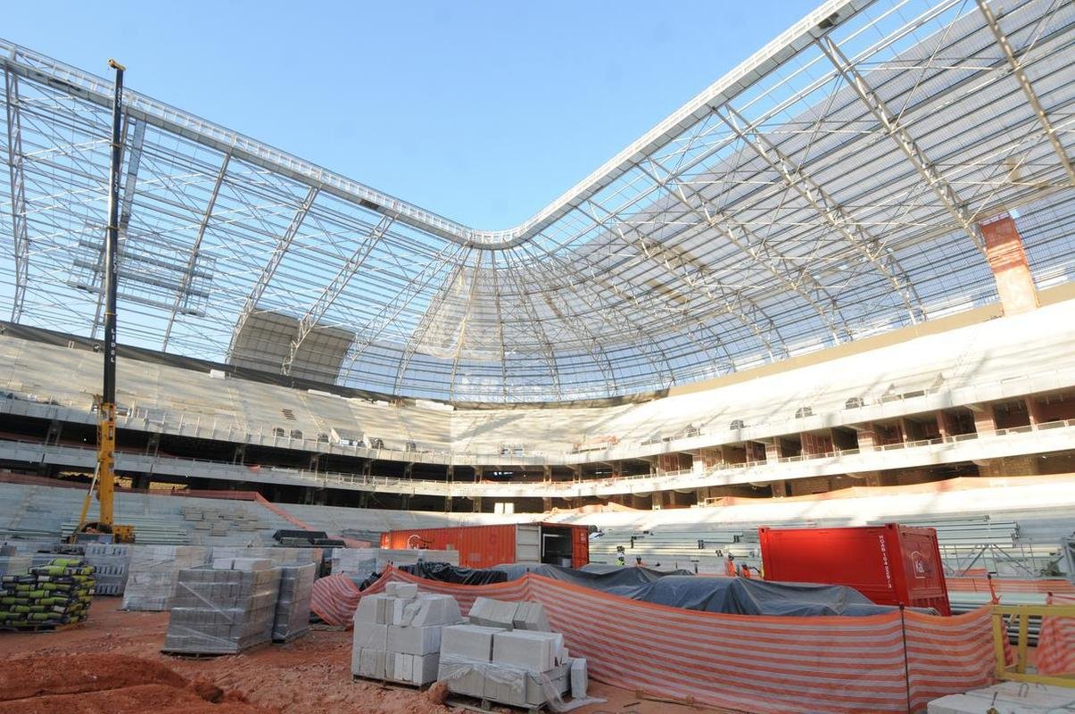 Futuro estdio do Galo, Aena MRV est com 60% das obras concludas