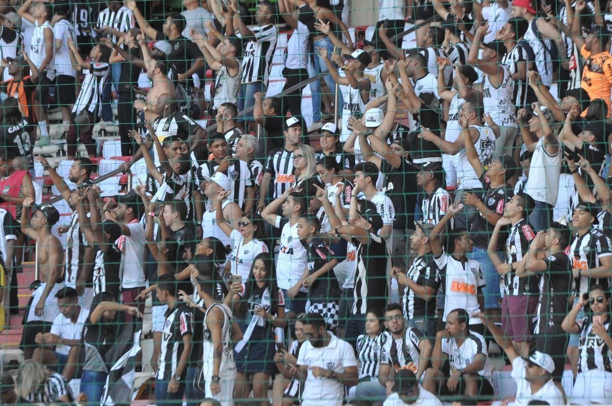Torcida do Atltico na deciso do Campeonato Mineiro, no Independncia