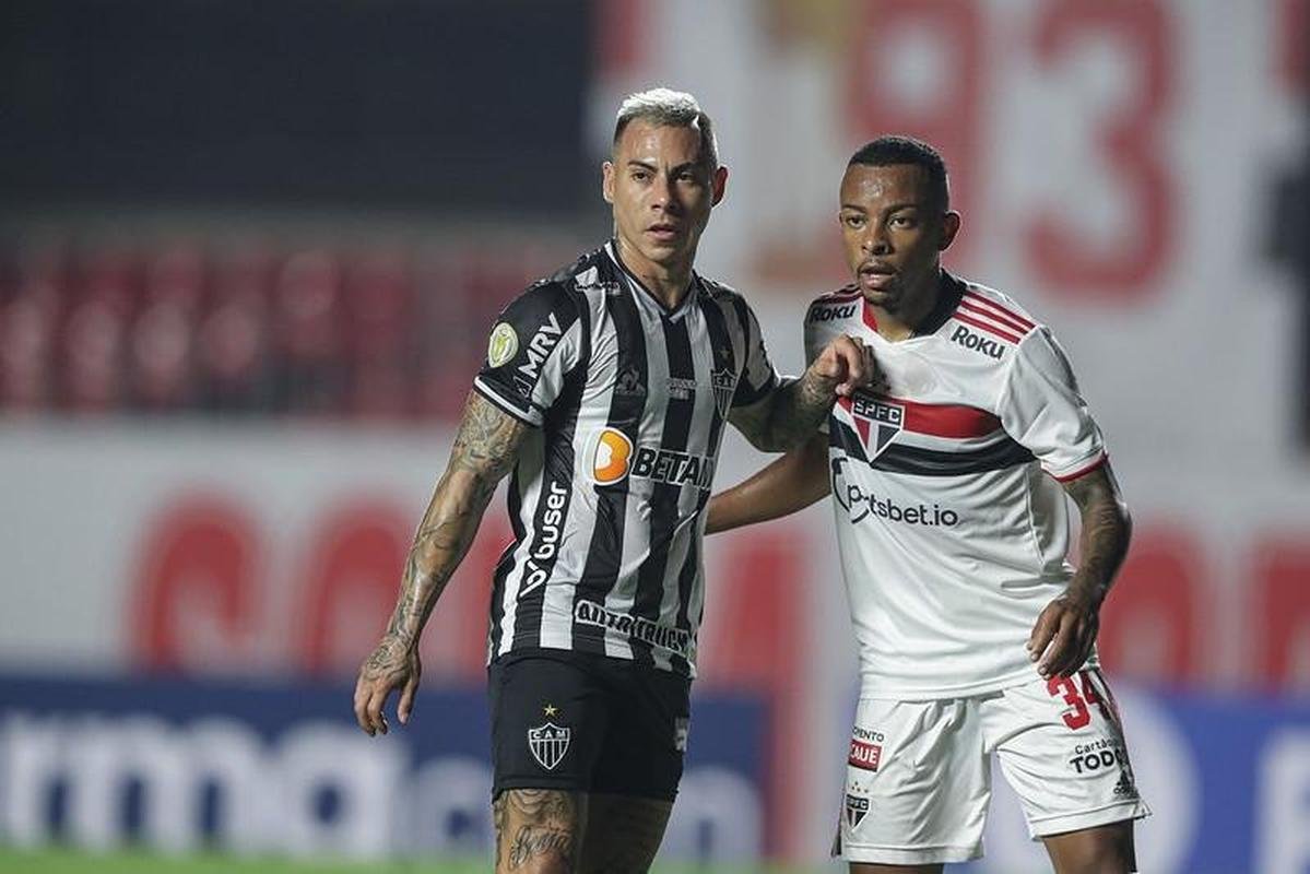 Fotos do jogo entre Atltico e So Paulo, no Morumbi, pela 22 rodada da Srie A do Brasileiro
