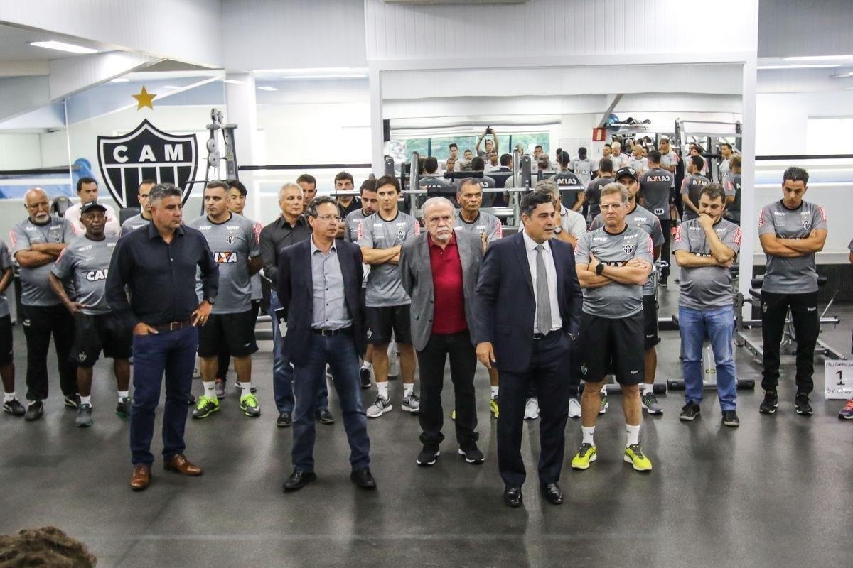 Veja fotos dos jogadores do Atltico no dia da reapresentao
