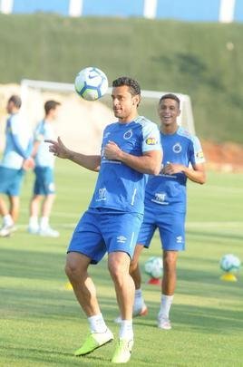 Galeria de fotos do treino do Cruzeiro nesta sexta-feira (6/9), na Toca da Raposa II