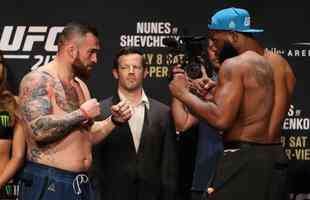 Pesagem do UFC 213, em Las Vegas - Daniel Omielanczuk x Curtis Blaydes