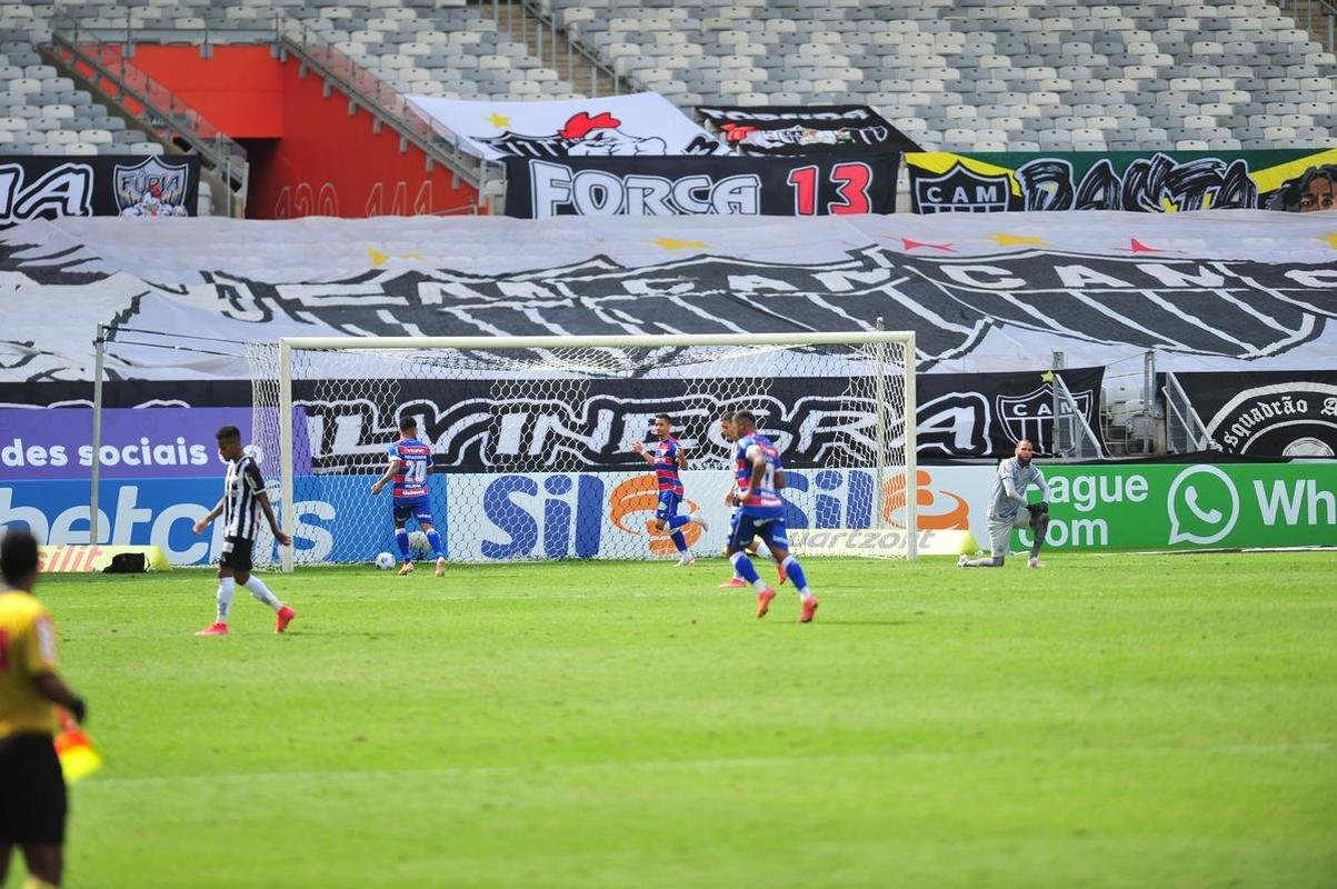 Fotos do jogo entre Atltico e Fortaleza, no Mineiro, pela primeira rodada do Campeonato Brasileiro de 2021