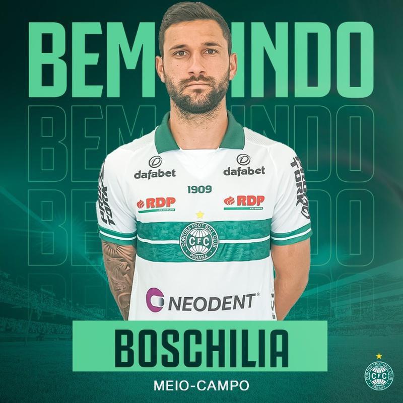 Coritiba contratou o meio-campista Boschilia