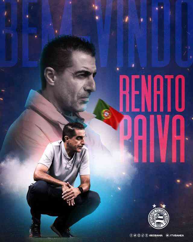 Bahia anunciou o tcnico Renato Paiva