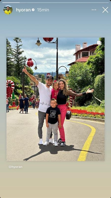 Meia-atacante Hyoran, que retorna aps emprstimo ao RB Bragantino, fez registro com a famlia.