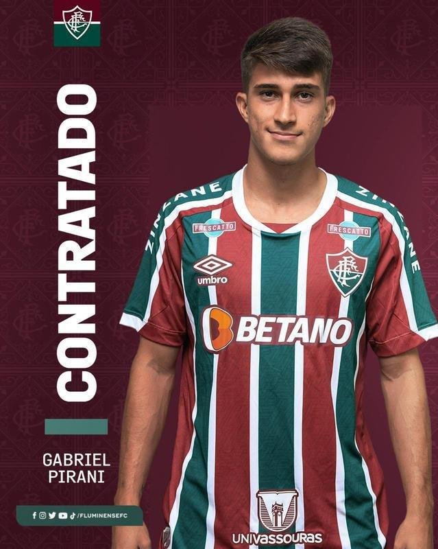 Fluminense anunciou o meio-campista Gabriel Pirani