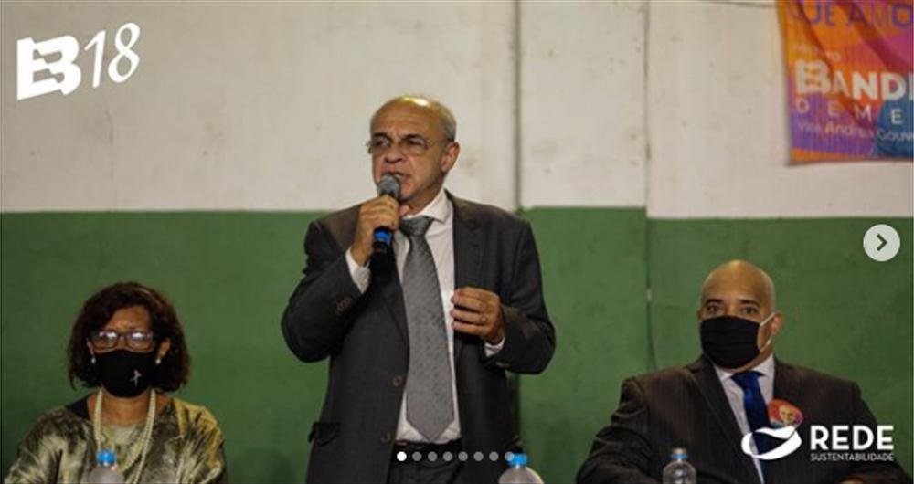 Ex-presidente do Flamengo, Eduardo Bandeira de Mello concorreu  prefeitura do Rio de Janeiro pelo REDE. Com 100% das urnas apuradas, ele contabilizou 65.296 votos, na oitava posio (2,48%).