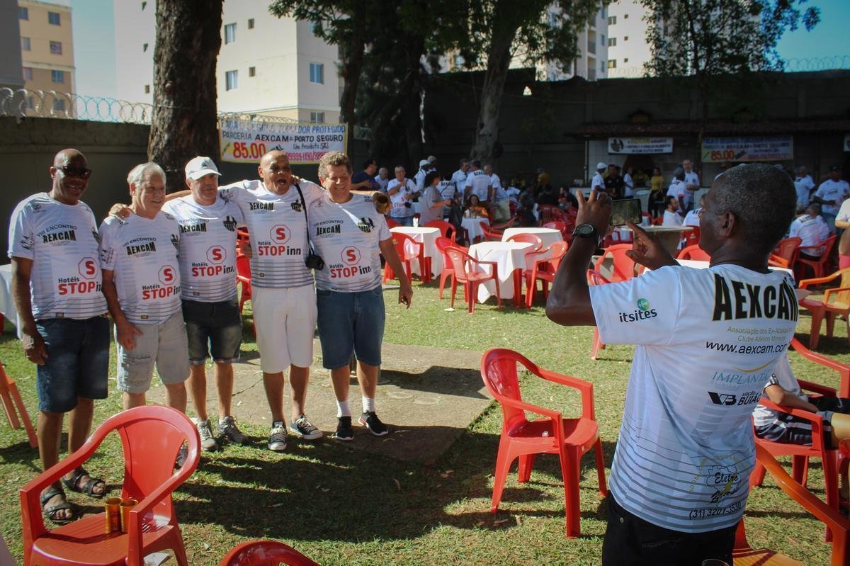 Ex-jogadores do Atltico se encontraram nesse sbado