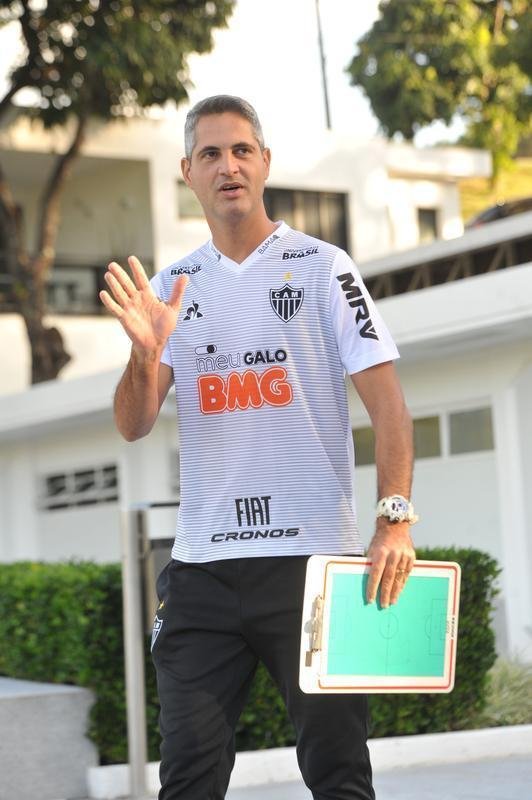 Fotos do ltimo treino do Atltico antes do jogo contra o Unin La Calera