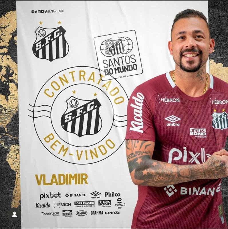 Santos anunciou o goleiro Vladimir
