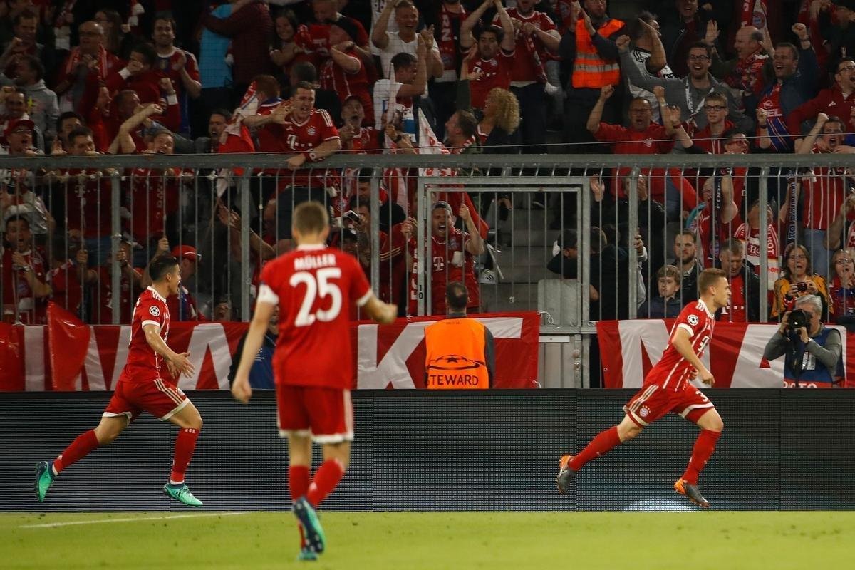 Com Joshua Kimmich, o Bayern marcou o primeiro gol da partida