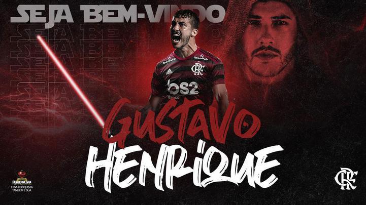 O Flamengo anunciou a contratação do zagueiro Gustavo Henrique, que estava no Santos