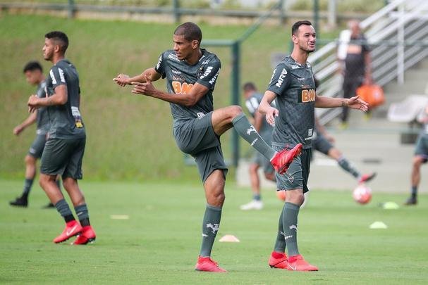 Fotos do treino do Atlético