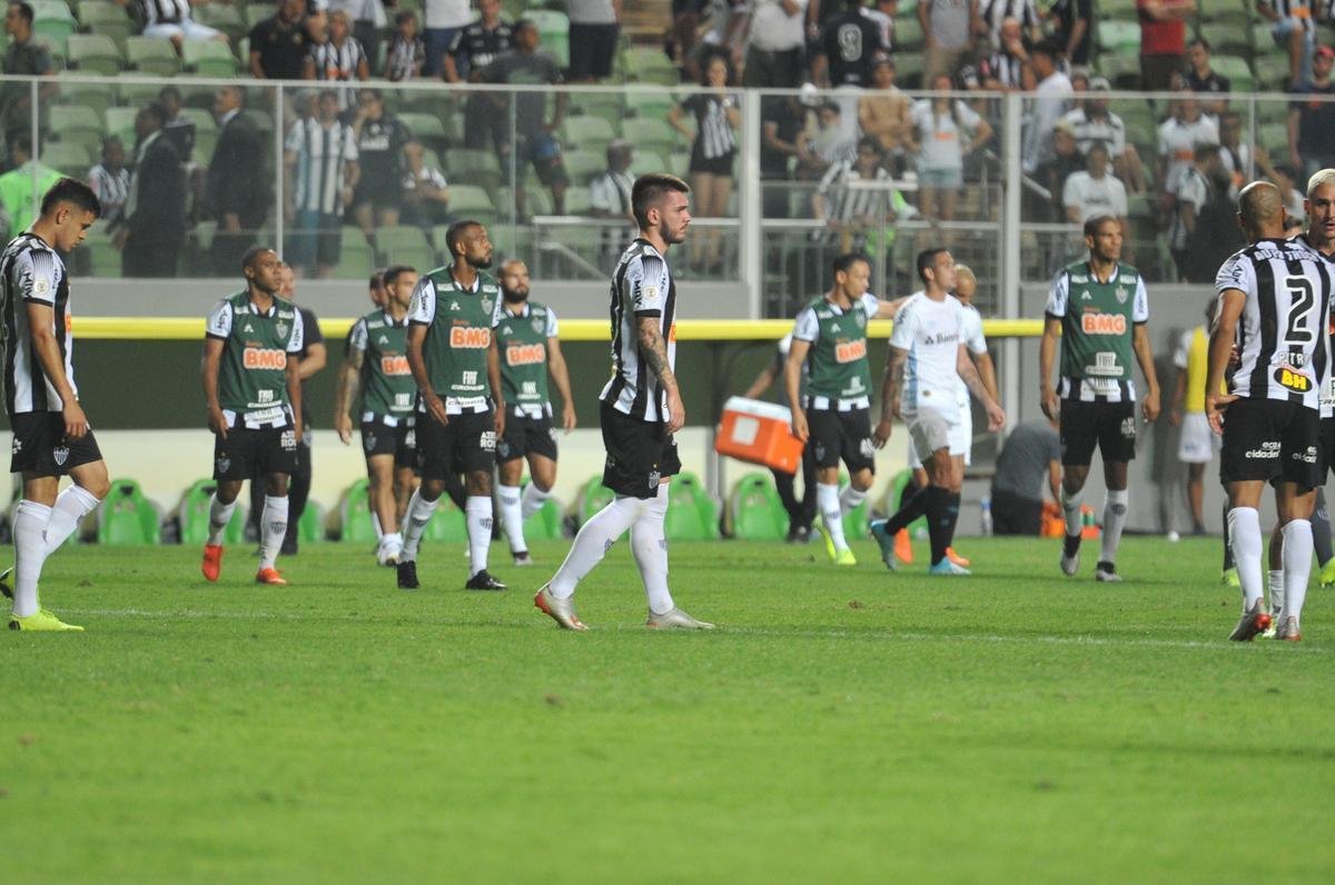 Fotos do jogo entre Atltico e Grmio