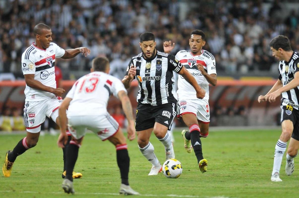 Fotos do jogo entre Atltico e So Paulo, no Mineiro, em Belo Horizonte, pela 16 rodada do Campeonato Brasileiro (10/7/2022)