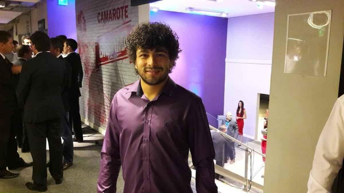 Luan, meia-atacante do Atltico, que est em recuperao de leso