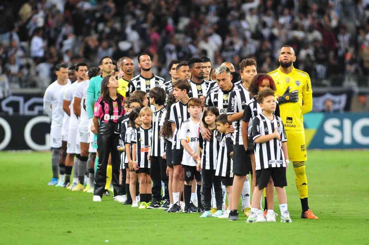 Atltico recebeu o Botafogo no Mineiro, em Belo Horizonte, pela 36 rodada do Campeonato Brasileiro de 2022.